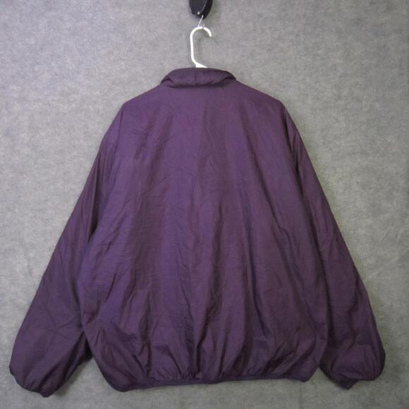 Vintage Eddie Bauer EBTEK Jacket Mens XL Purple Pullover Anorak Windbreaker 90s - Picture 9 of 11